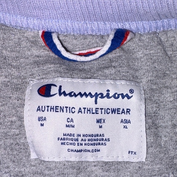 Champion Pastel Purple Sweatshirt with Logo - Picture 4 of 5